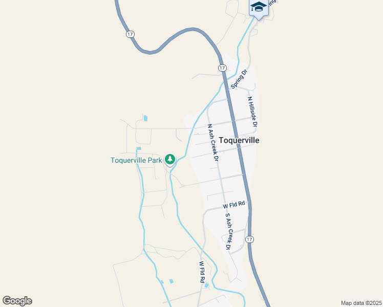 map of restaurants, bars, coffee shops, grocery stores, and more near 198 West Pecan Avenue in Toquerville