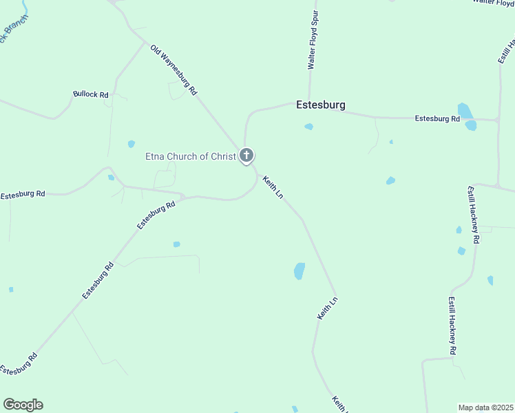 map of restaurants, bars, coffee shops, grocery stores, and more near 1863 Estesburg Road in Eubank