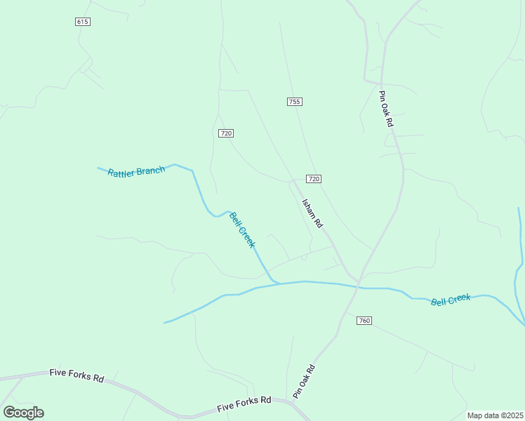 map of restaurants, bars, coffee shops, grocery stores, and more near 269 Isham Road in Pamplin
