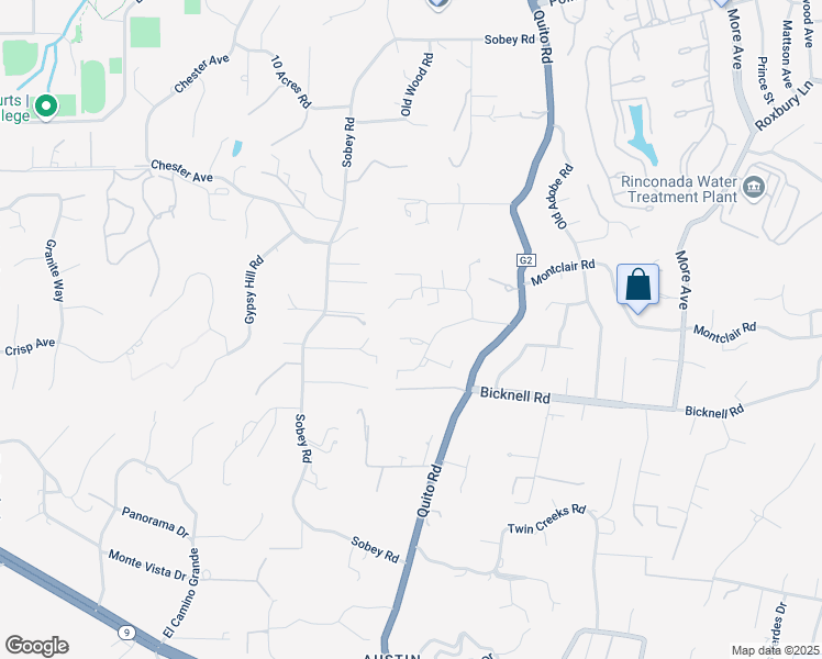 map of restaurants, bars, coffee shops, grocery stores, and more near 18561 Arbolado Way in Saratoga
