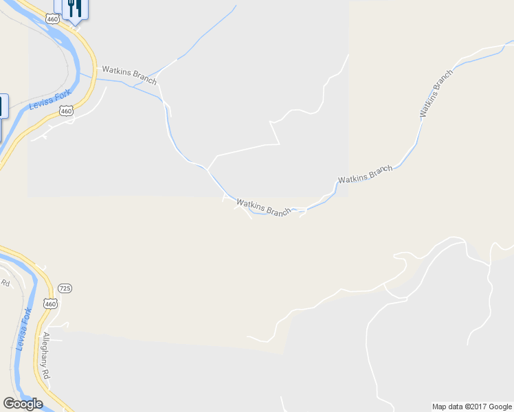 map of restaurants, bars, coffee shops, grocery stores, and more near Watkins Branch in Grundy