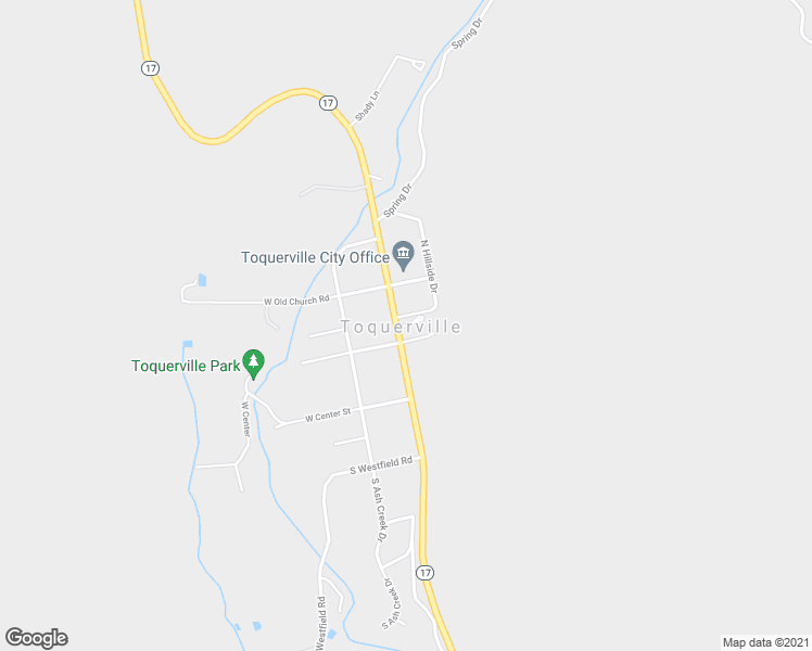 map of restaurants, bars, coffee shops, grocery stores, and more near Rainbow Bridge in Toquerville