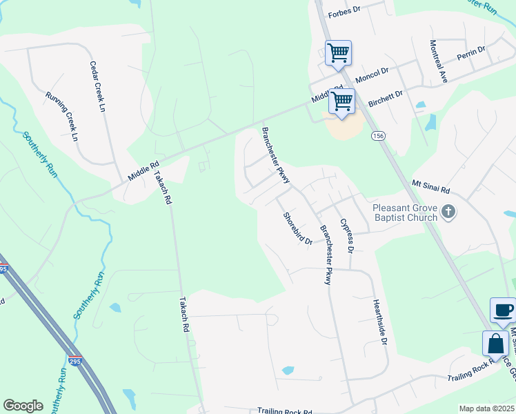 map of restaurants, bars, coffee shops, grocery stores, and more near 6628 Snow Geese Lane in Prince George