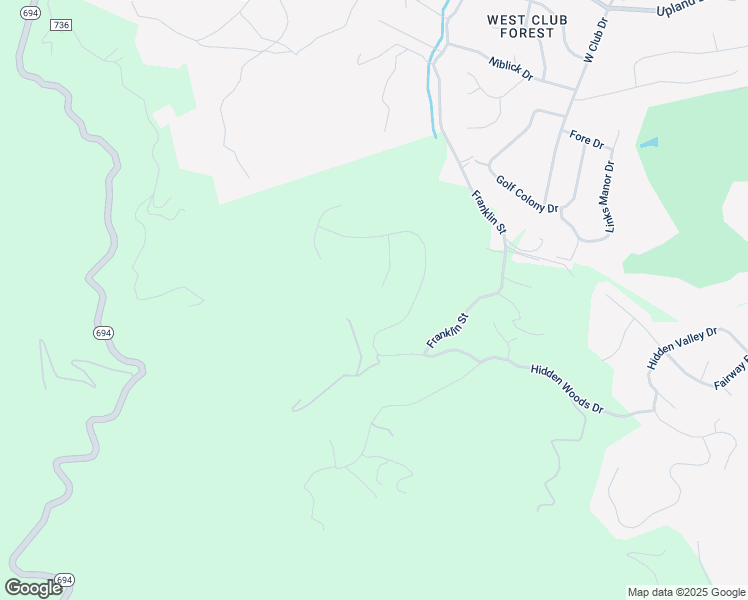 map of restaurants, bars, coffee shops, grocery stores, and more near 7096 Fairway Ridge Court in Salem
