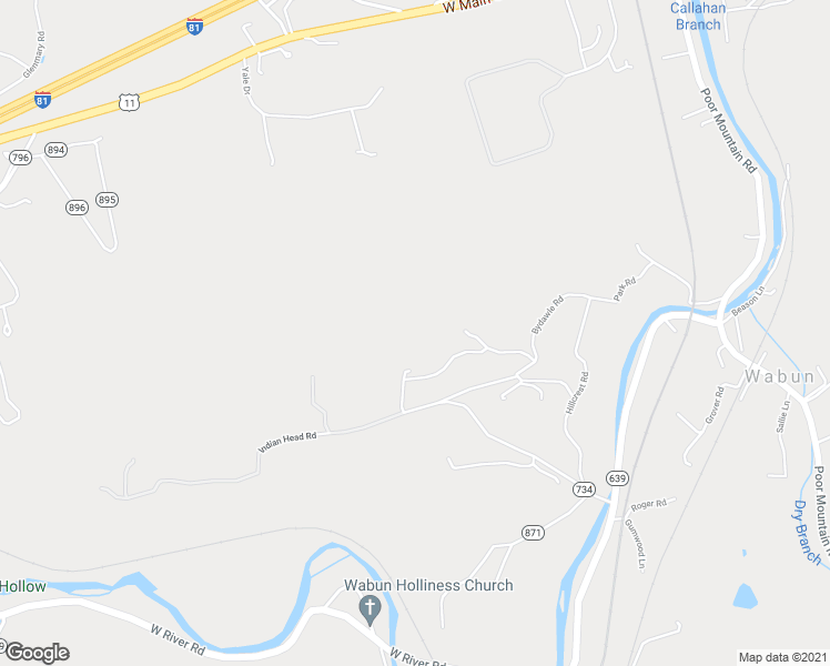 map of restaurants, bars, coffee shops, grocery stores, and more near 4875 Bohon Hollow Road in Salem