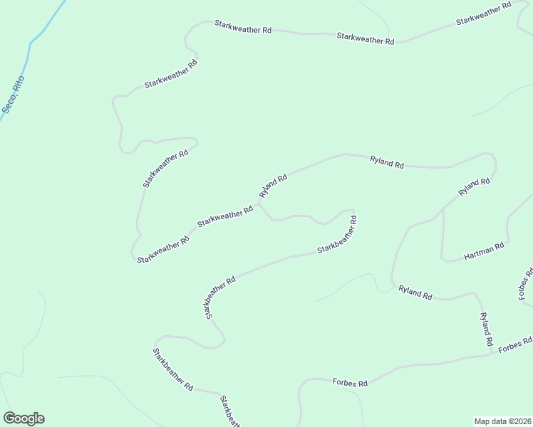 map of restaurants, bars, coffee shops, grocery stores, and more near Starkbeather Road in Costilla County