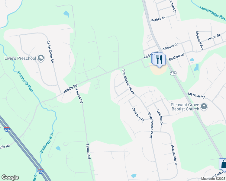 map of restaurants, bars, coffee shops, grocery stores, and more near 4181 Nicholas Place in Prince George
