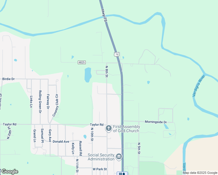 map of restaurants, bars, coffee shops, grocery stores, and more near 2820 North 8th Street in Independence