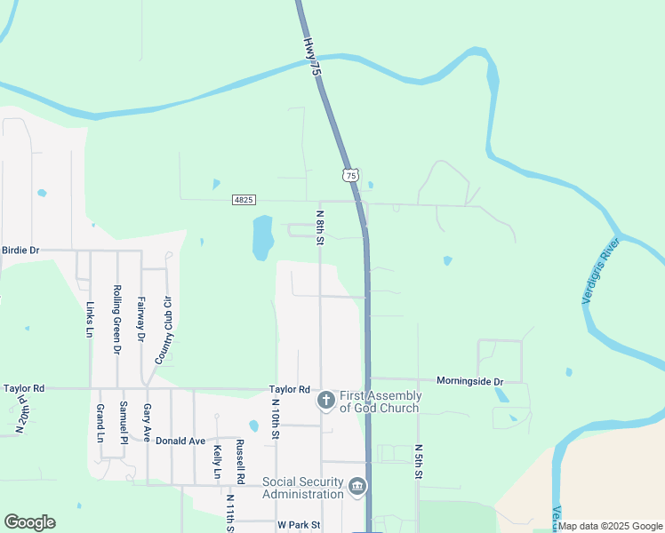 map of restaurants, bars, coffee shops, grocery stores, and more near 2820 North 8th Street in Independence