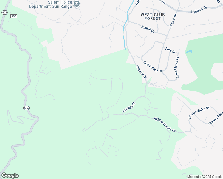 map of restaurants, bars, coffee shops, grocery stores, and more near 7067 Fairway Ridge Court in Salem
