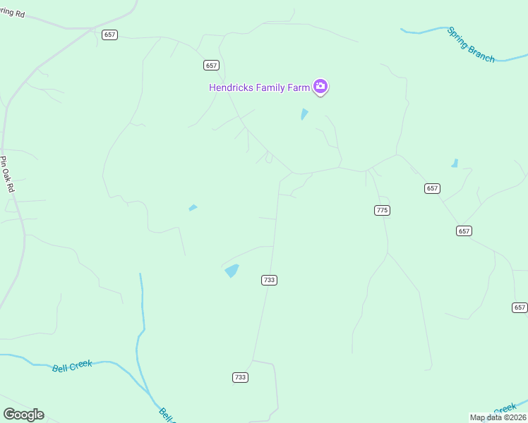 map of restaurants, bars, coffee shops, grocery stores, and more near 96-176 Lindsay Road in Pamplin