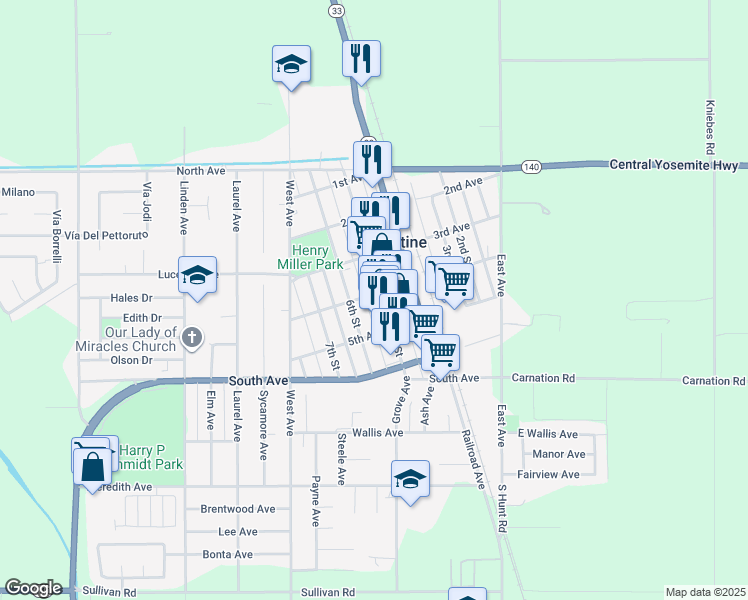 411 5th Street, Gustine CA Walk Score