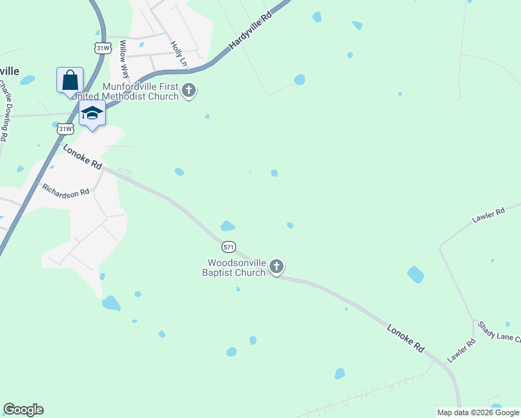 map of restaurants, bars, coffee shops, grocery stores, and more near in Munfordville