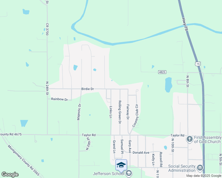 map of restaurants, bars, coffee shops, grocery stores, and more near 2898 Links Ln in Independence