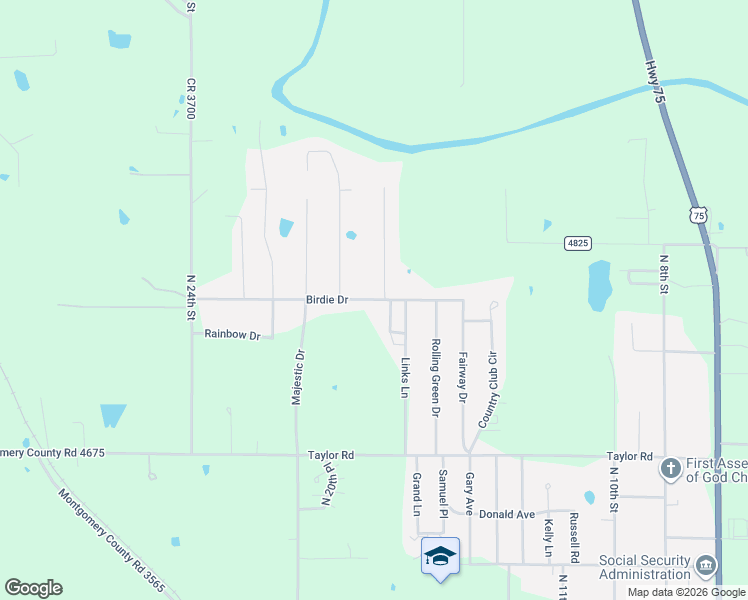 map of restaurants, bars, coffee shops, grocery stores, and more near 1027 Birdie Drive in Independence