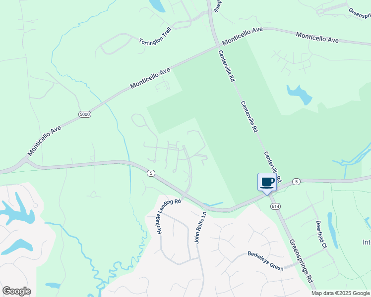 map of restaurants, bars, coffee shops, grocery stores, and more near 6599 Patriots Colony Drive in Williamsburg