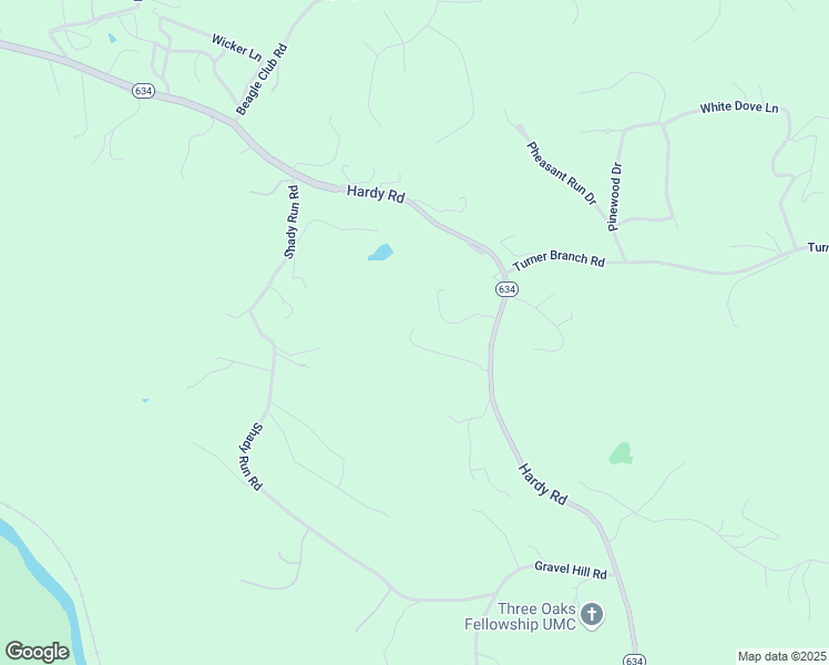 map of restaurants, bars, coffee shops, grocery stores, and more near 10717 Hardy Road in Vinton