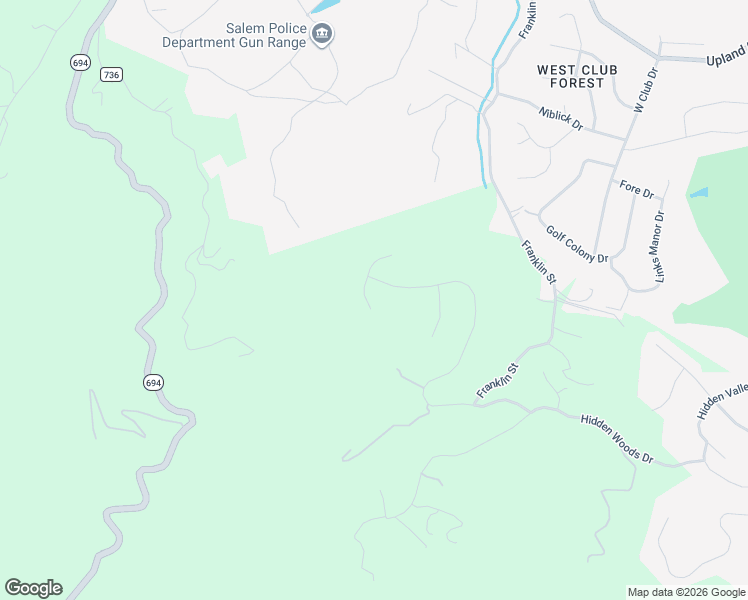 map of restaurants, bars, coffee shops, grocery stores, and more near 6997 Fairway Ridge Road in Salem