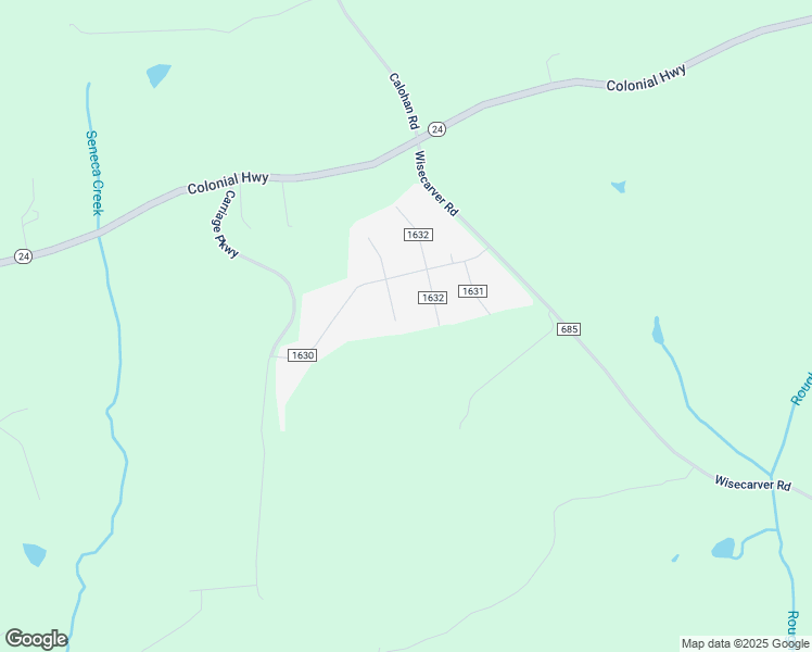 map of restaurants, bars, coffee shops, grocery stores, and more near 95 Grove Terrace in Rustburg