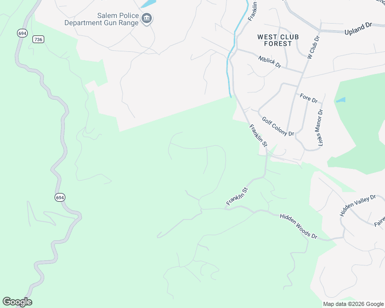 map of restaurants, bars, coffee shops, grocery stores, and more near 6997 Fairway Ridge Road in Salem