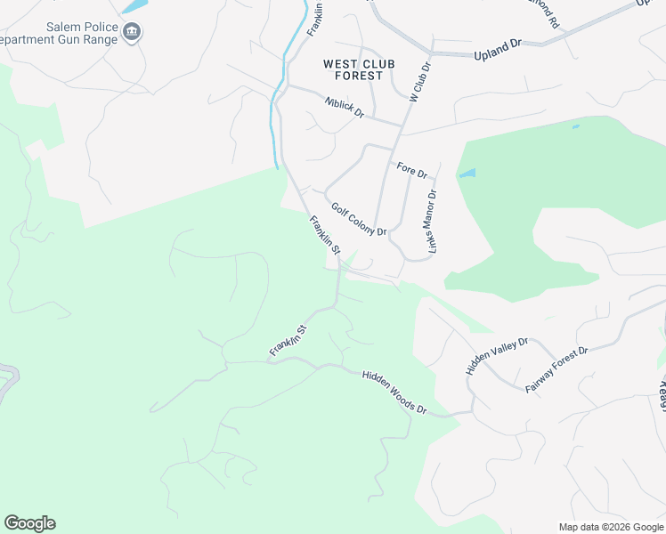 map of restaurants, bars, coffee shops, grocery stores, and more near 3219 Franklin Street in Salem