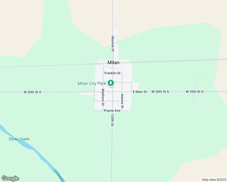 map of restaurants, bars, coffee shops, grocery stores, and more near 100 North Monroe Street in Milan