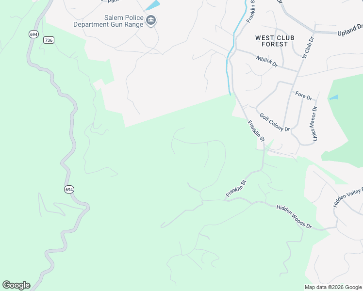 map of restaurants, bars, coffee shops, grocery stores, and more near 6997 Fairway Ridge Road in Salem