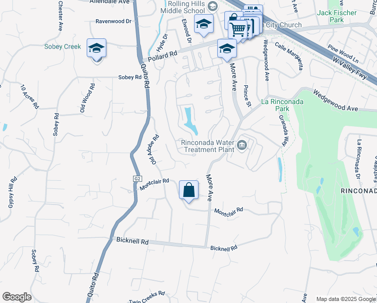 map of restaurants, bars, coffee shops, grocery stores, and more near 200 Altura Vista in Los Gatos