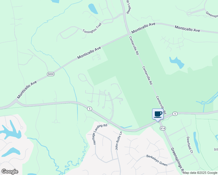 map of restaurants, bars, coffee shops, grocery stores, and more near 6357-6599 Patriots Colony Drive in Williamsburg