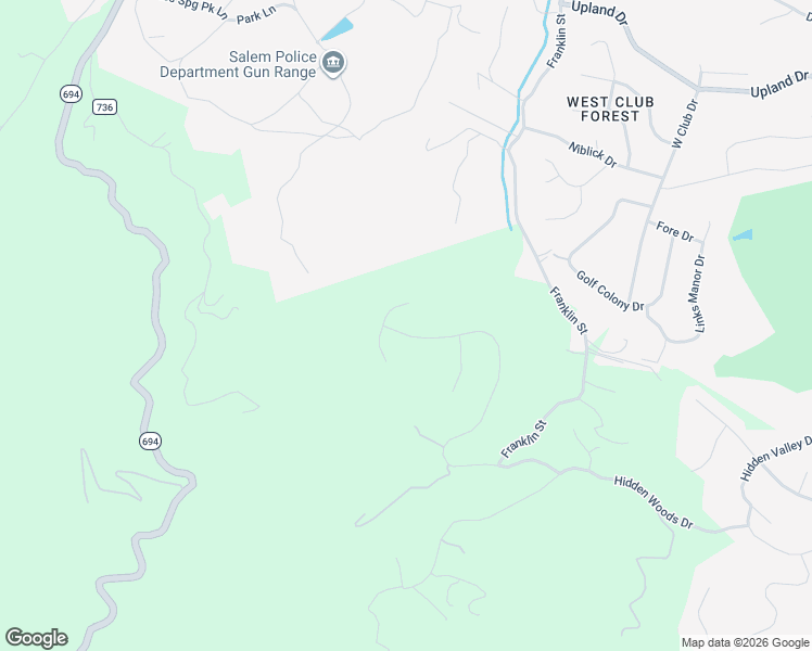 map of restaurants, bars, coffee shops, grocery stores, and more near 6997 Fairway Ridge Road in Salem