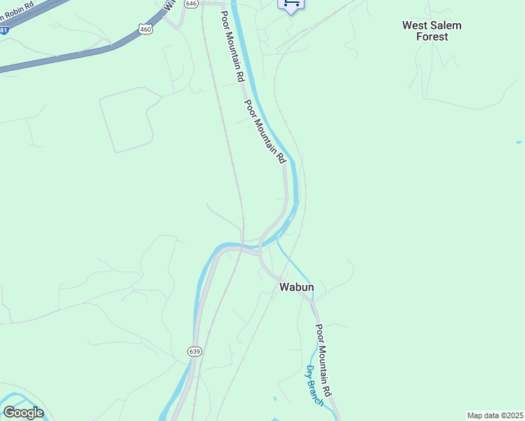 map of restaurants, bars, coffee shops, grocery stores, and more near 5029 Poor Mountain Rd in Salem