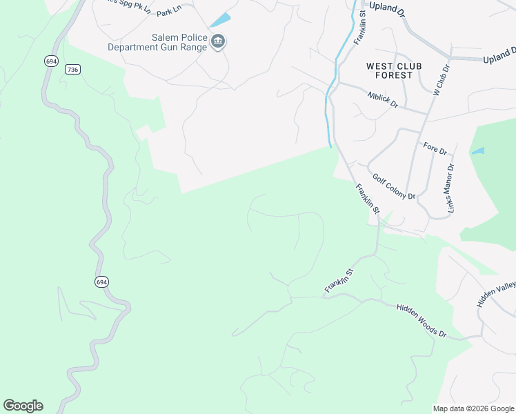 map of restaurants, bars, coffee shops, grocery stores, and more near 6997 Fairway Ridge Road in Salem