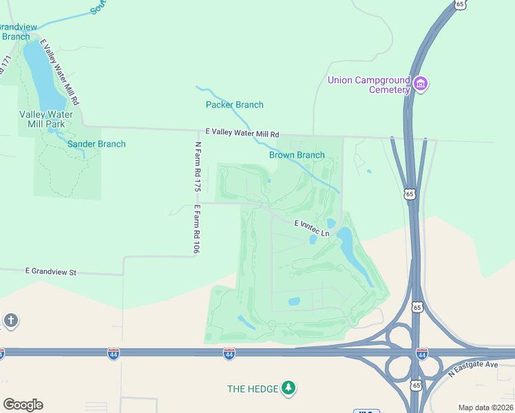 map of restaurants, bars, coffee shops, grocery stores, and more near 3126A East Valley Water Mill Road in Springfield
