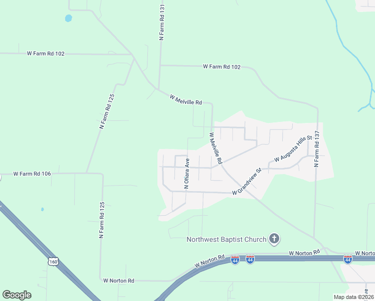 map of restaurants, bars, coffee shops, grocery stores, and more near 3262 North Dickerson Avenue in Springfield