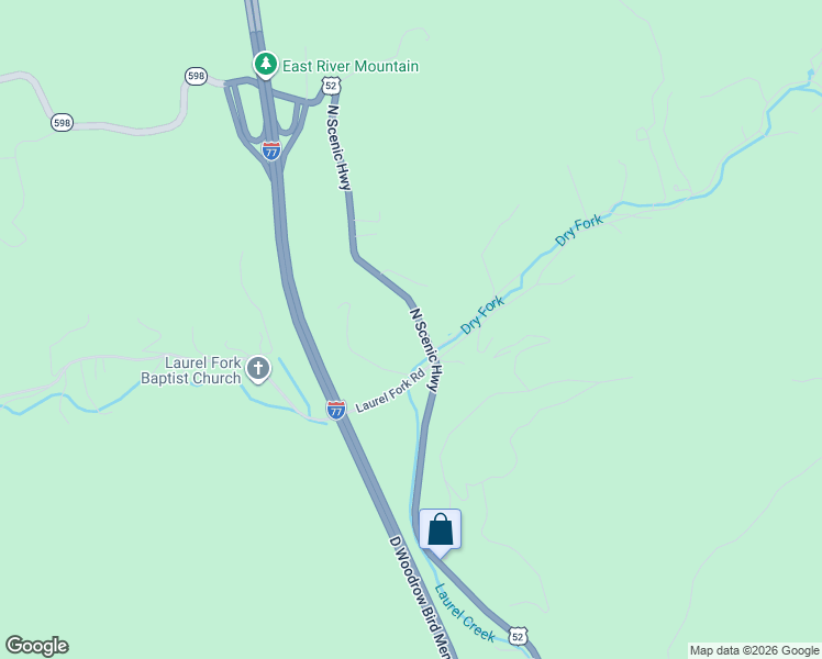 map of restaurants, bars, coffee shops, grocery stores, and more near in Rocky Gap