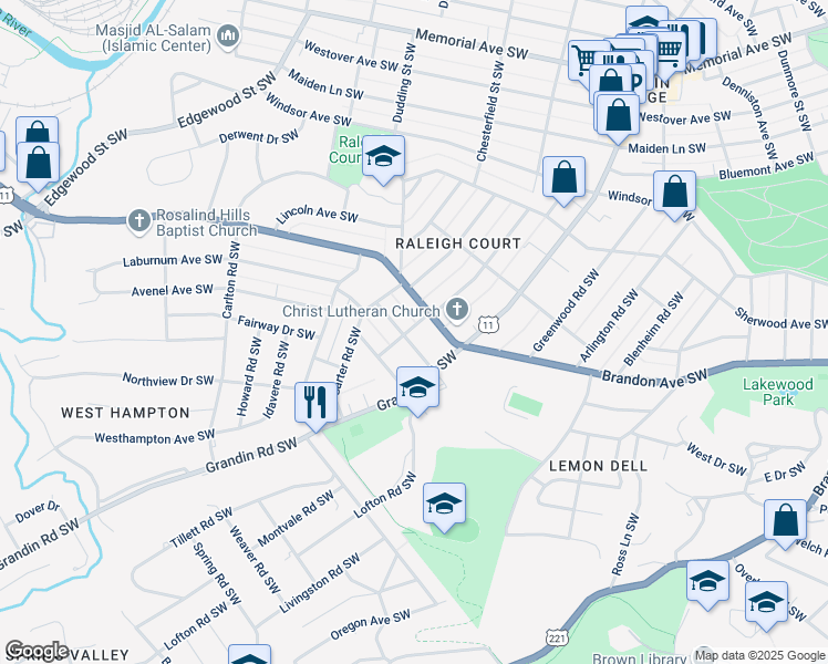 map of restaurants, bars, coffee shops, grocery stores, and more near in 