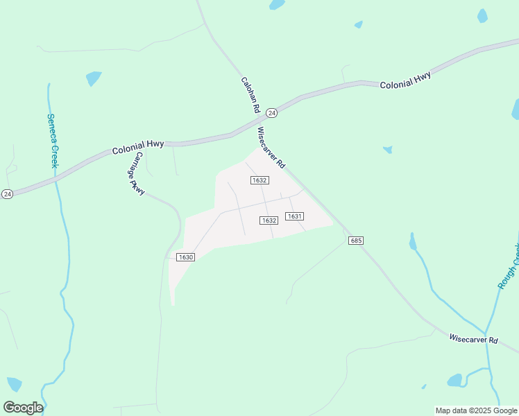 map of restaurants, bars, coffee shops, grocery stores, and more near 17 Sharon Drive in Rustburg