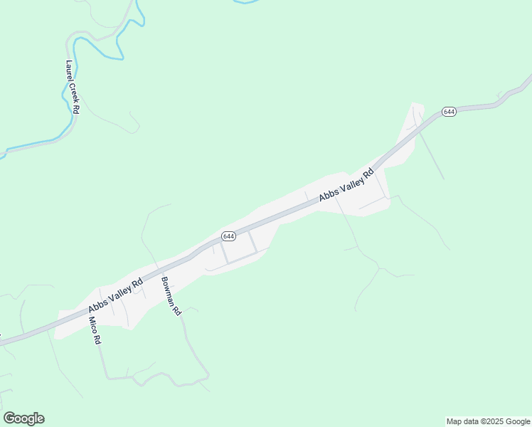 map of restaurants, bars, coffee shops, grocery stores, and more near 5829 Abbs Valley Road in Bluefield