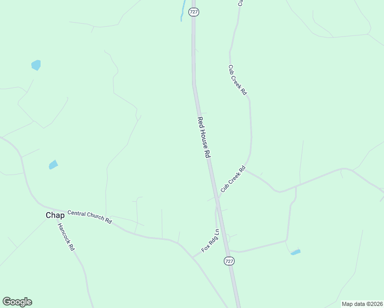 map of restaurants, bars, coffee shops, grocery stores, and more near 3941 Red House Road in Appomattox