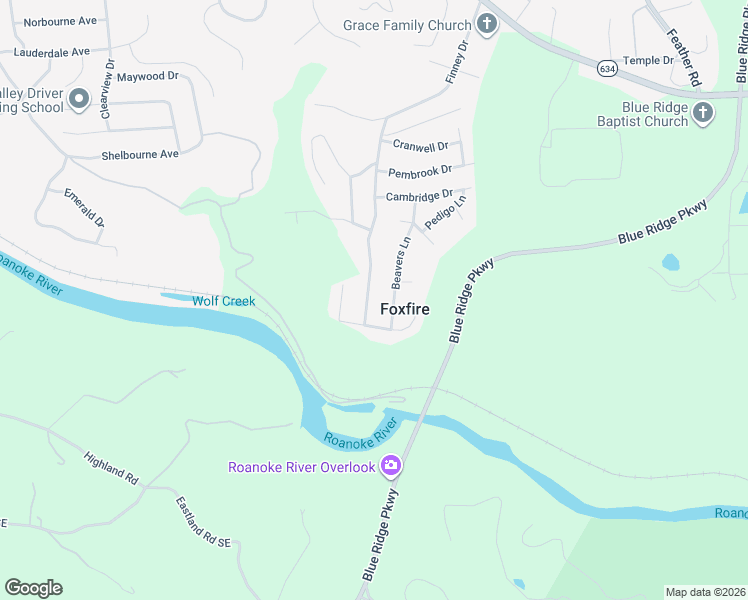 map of restaurants, bars, coffee shops, grocery stores, and more near 1143 Finney Drive in Vinton