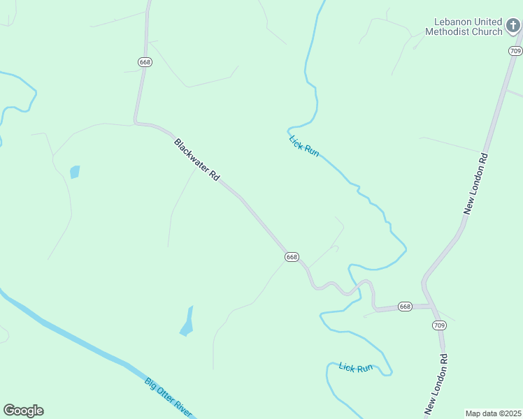 map of restaurants, bars, coffee shops, grocery stores, and more near 4500 Blackwater Road in Forest