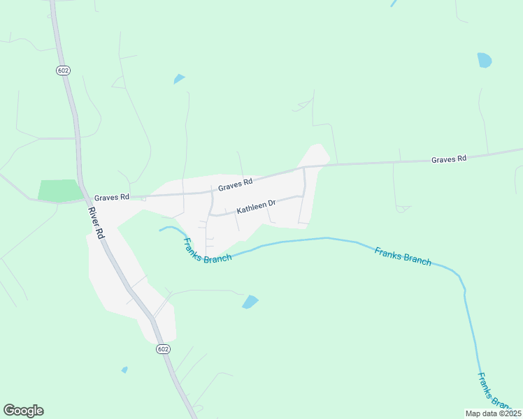 map of restaurants, bars, coffee shops, grocery stores, and more near 9601 Kathleen Drive in Petersburg