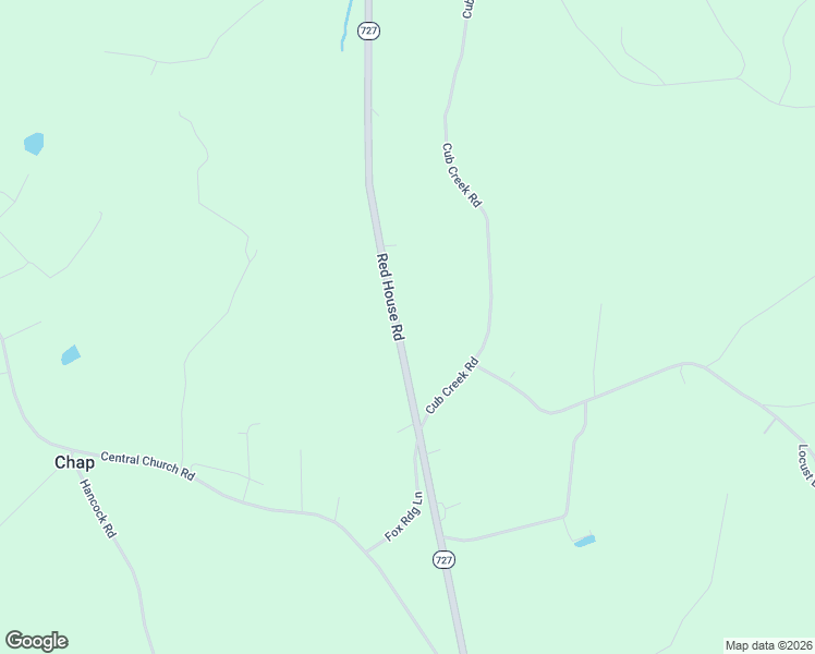 map of restaurants, bars, coffee shops, grocery stores, and more near 3941 Red House Road in Appomattox