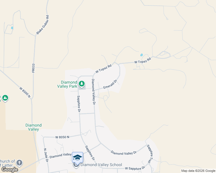 map of restaurants, bars, coffee shops, grocery stores, and more near West Emerald Drive in Washington County