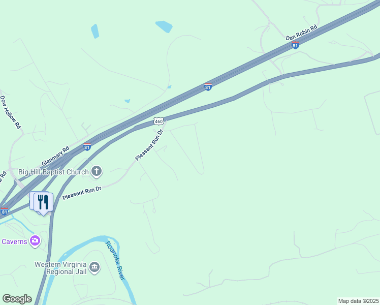 map of restaurants, bars, coffee shops, grocery stores, and more near 5900 Dogwood Avenue in Salem