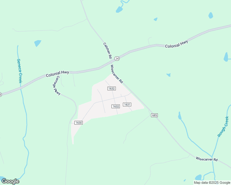 map of restaurants, bars, coffee shops, grocery stores, and more near 37 Dana Drive in Rustburg