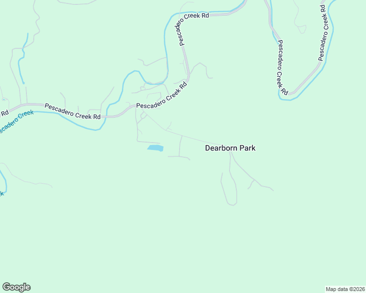 map of restaurants, bars, coffee shops, grocery stores, and more near 45 Kyne Road in Pescadero