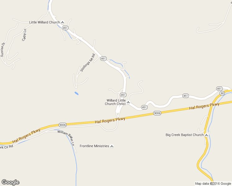 map of restaurants, bars, coffee shops, grocery stores, and more near Coal Harbor Lane in Hazard