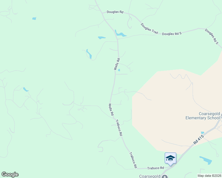 map of restaurants, bars, coffee shops, grocery stores, and more near 35154 Wells Road in Coarsegold