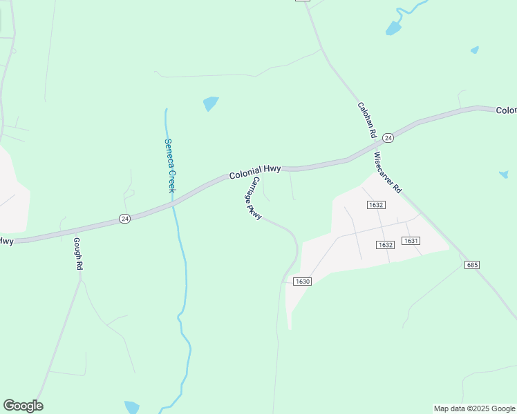 map of restaurants, bars, coffee shops, grocery stores, and more near 184 Carriage Parkway in Rustburg